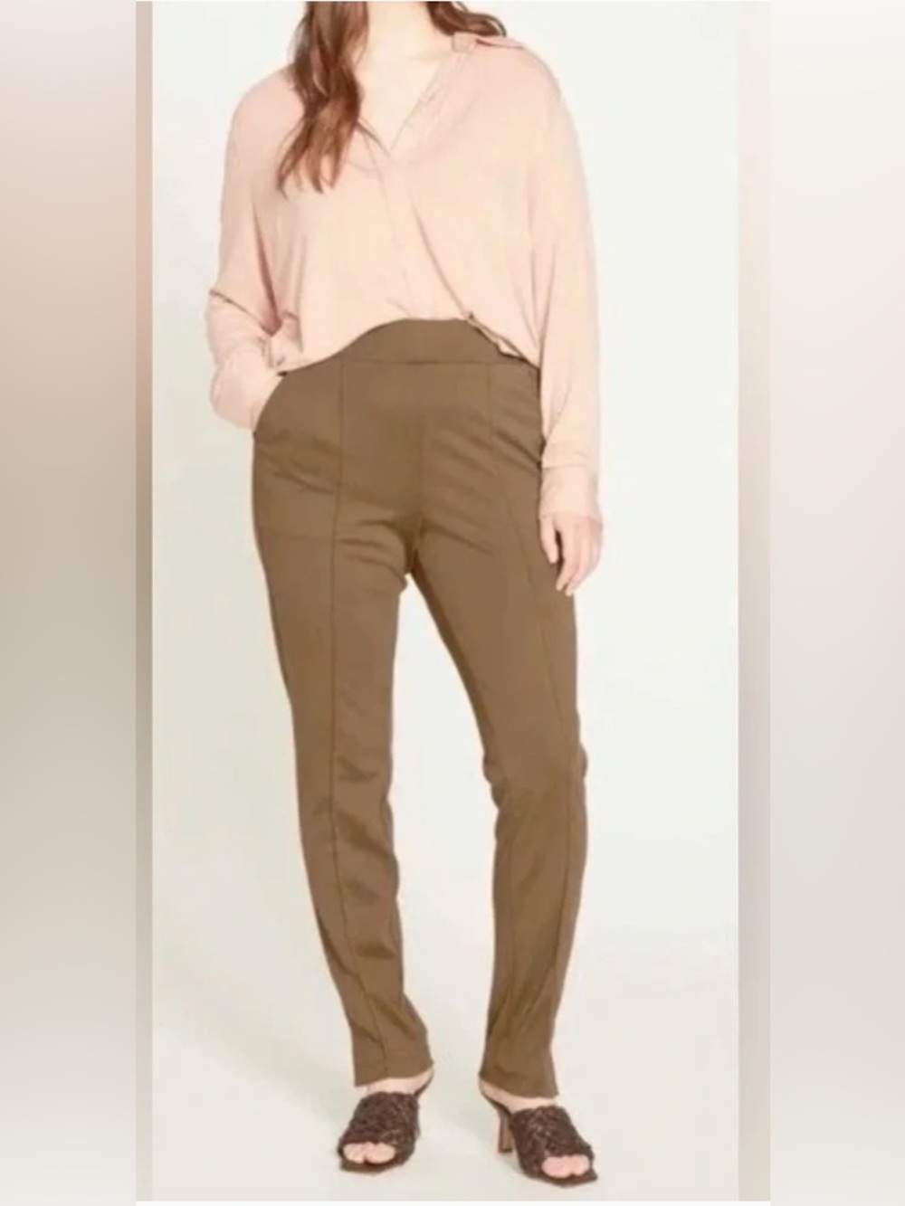 NWOT Universal Standard Pintuck Ponte Pants
